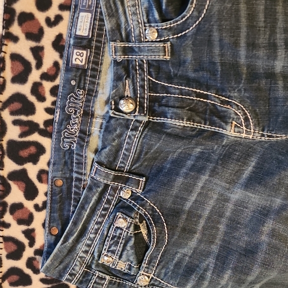 MISS ME jeans 2000s bling design on back pockets - Picture 3 of 11